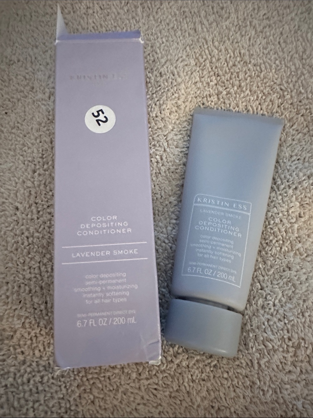 Kristen Ess Lavender Smoke Color Depositing Conditioner - Lavender Gray